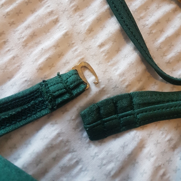 Simons Bikini Top Twist Front Halter Tie Push Up - Picture 2 of 4